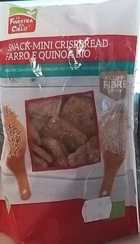 Snack mini crispbread farro e quinta bio