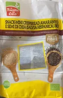 Snack-mini crispbread amaranto e semi di chia bio