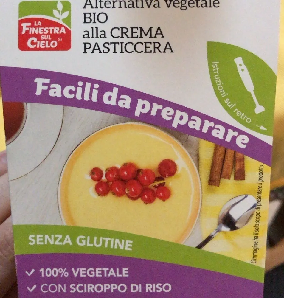Crema pasticcera vegetale