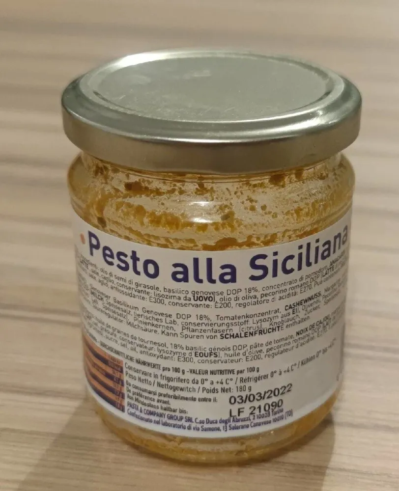 Pesto alla siciliana
