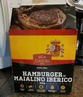 Hamburger di maialino iberico