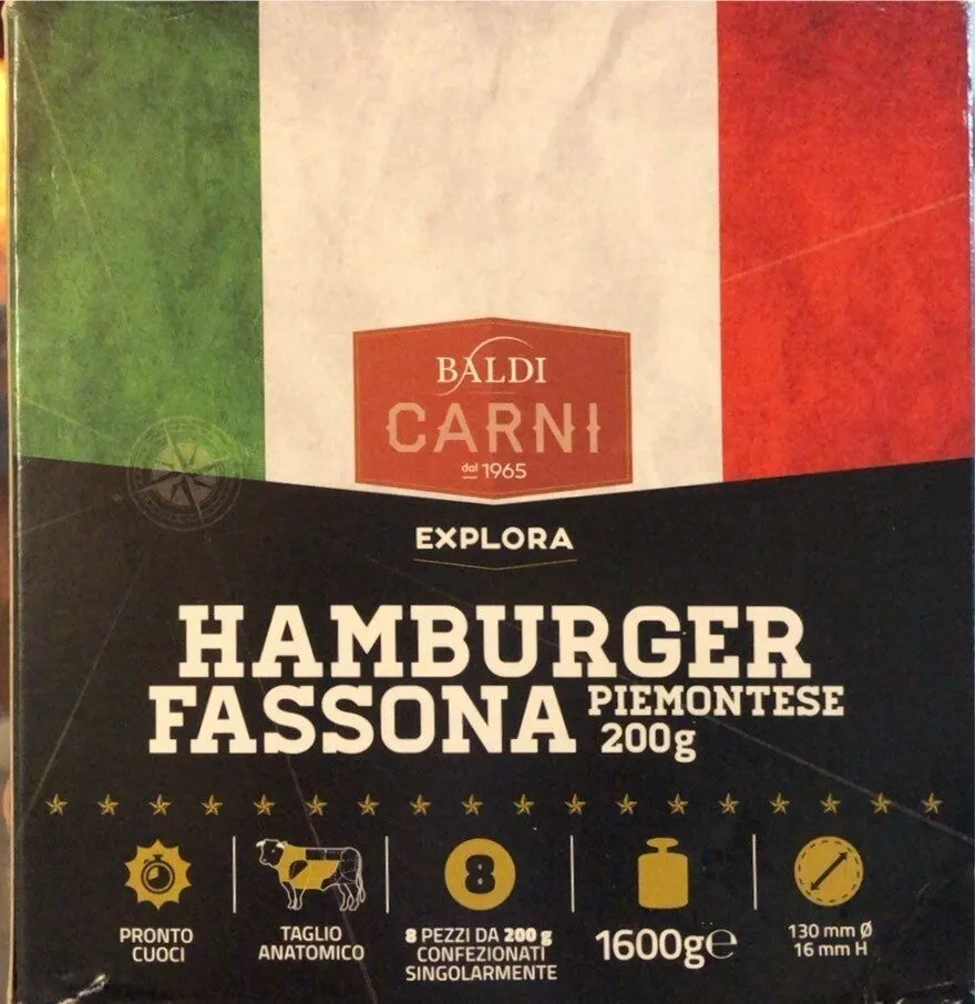 Hamburger Fassona Piemontese
