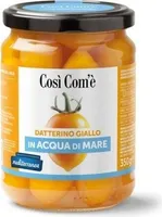 Datterino giallo in acqua di mare