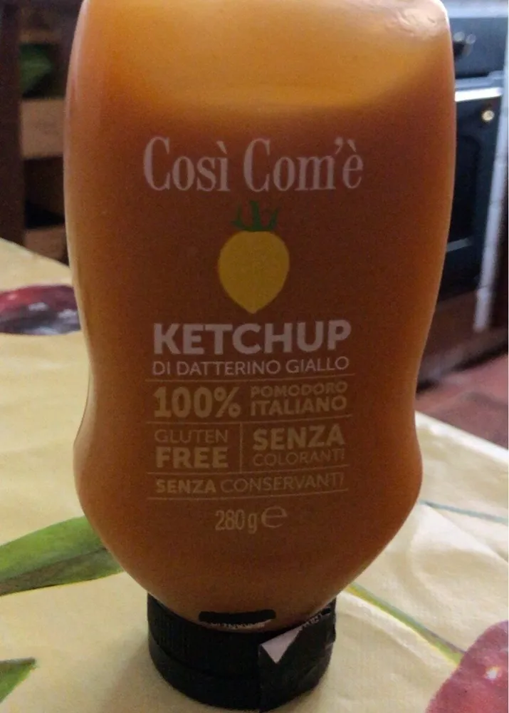 Ketchup di datterino giallo
