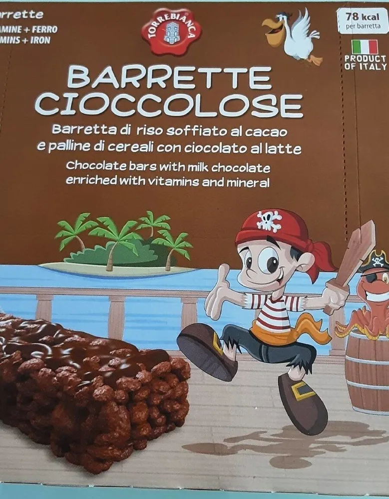 Barrette cioccolose