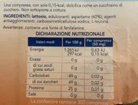 dolcificante compresse