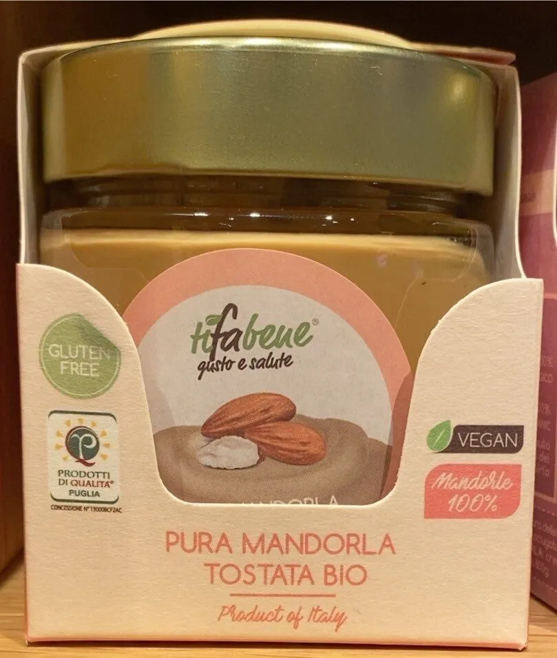 Burro di mandorla tostata bio