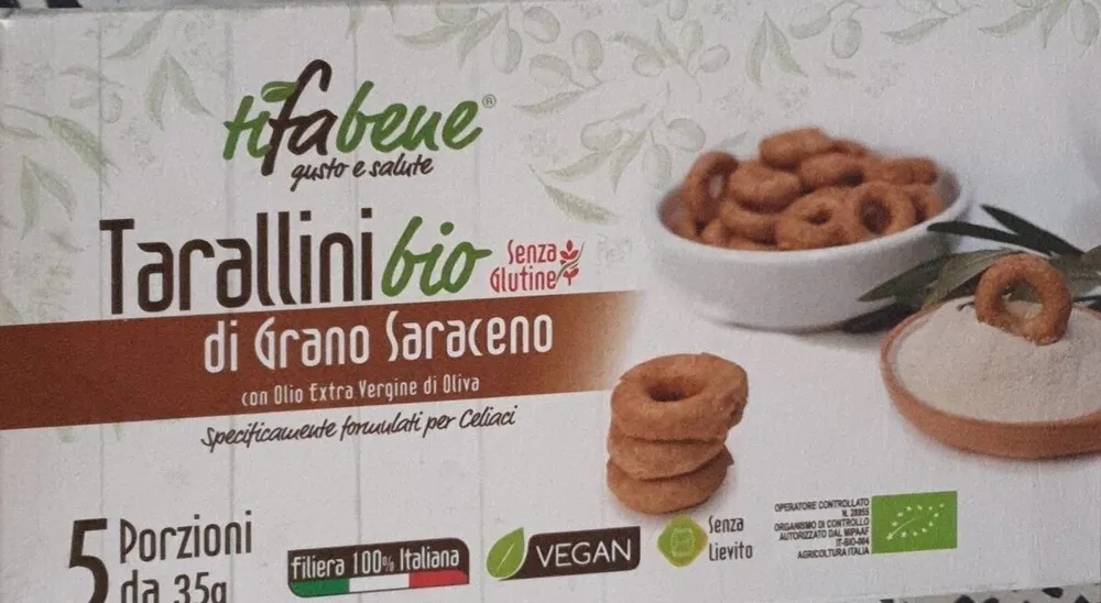 Tarallini bio di grano saraceno