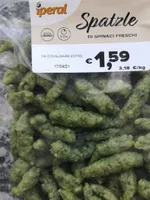 Spatzle di spinaci freschi