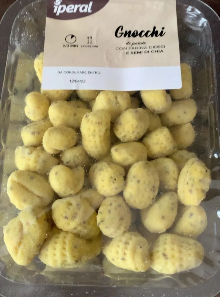 Gnocchi di patate con farina di ceci e chia