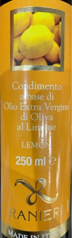 Condimento olio al limone