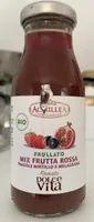 Frullato mix frutta fragole mirtillo melagrana