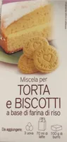 Miscela per torta r biscotti a base di farina. Di riso