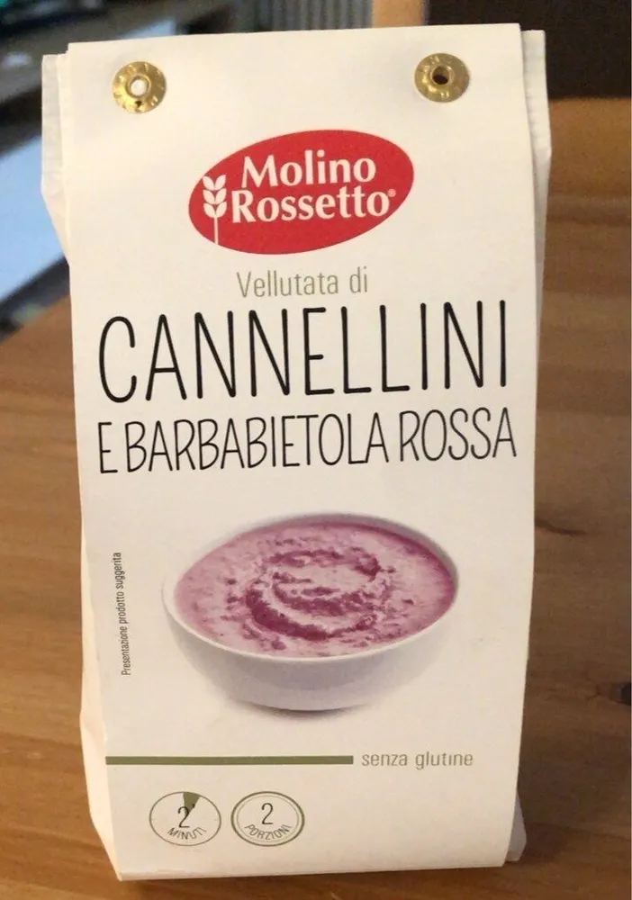 Vellutata di cannellini e barbabietola rossa