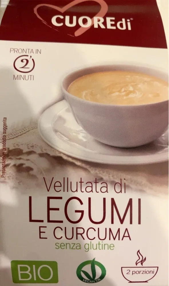 Legumi e curcuma vellutata