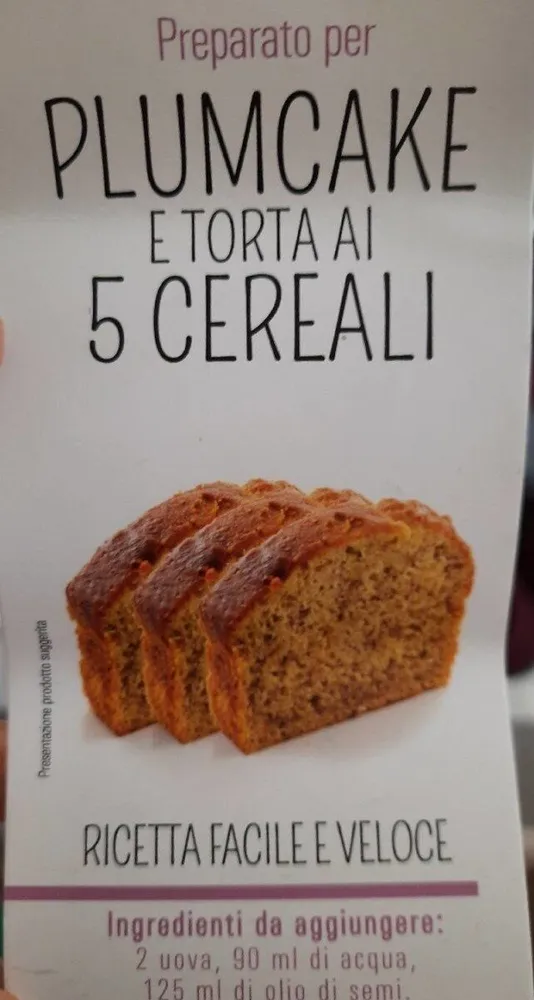 Preparato per plumcake ai 5 cereali