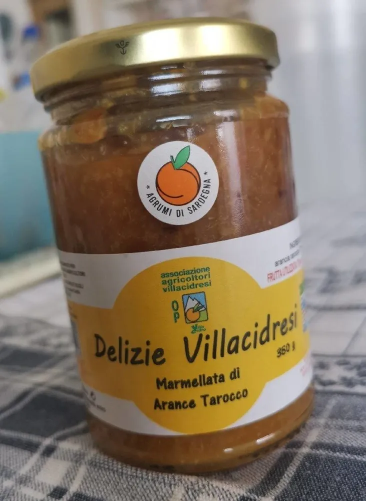 Delizie villacidro marmellata di arance tarocco