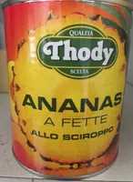 Ananas a fette allo sciroppo