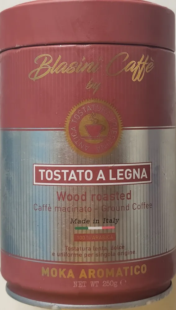 Caffè macinato tostato a legna moka aromatico
