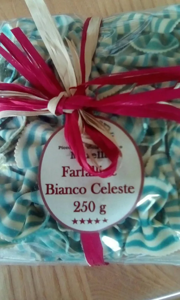 Farfalline bianco celeste