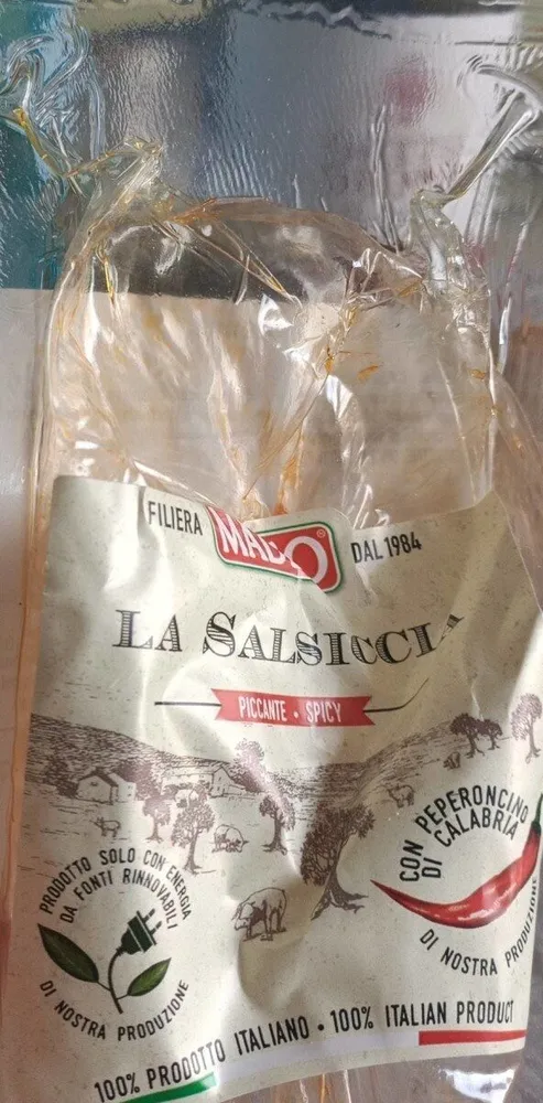 Salsiccia curva piccante