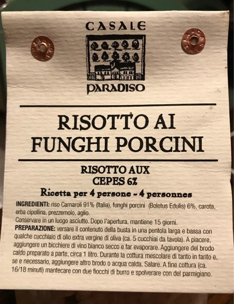 Risotto - Steinpilz