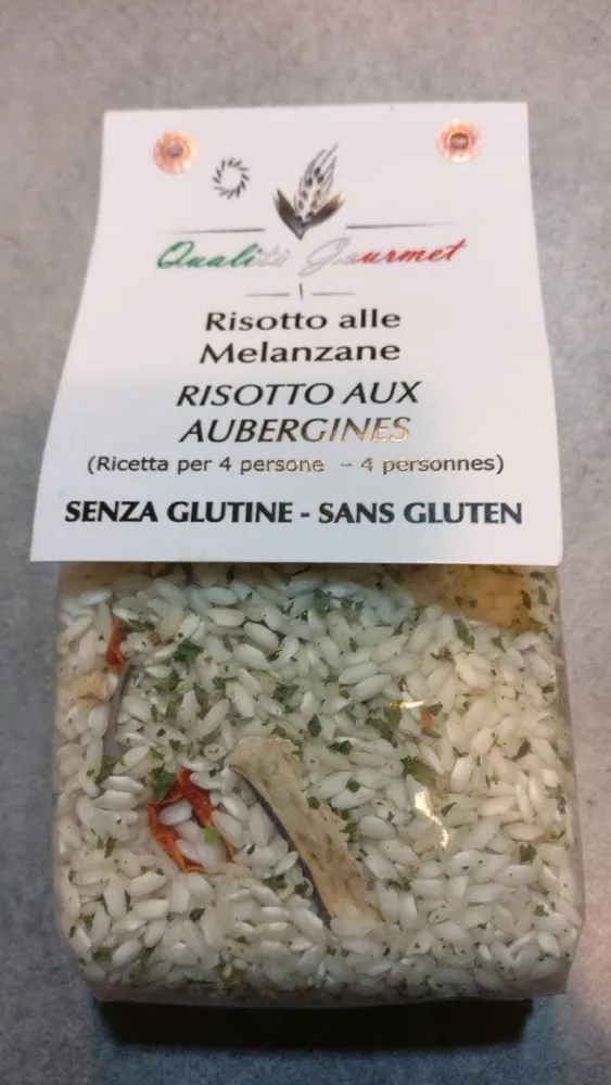 Risotto aux aubergines