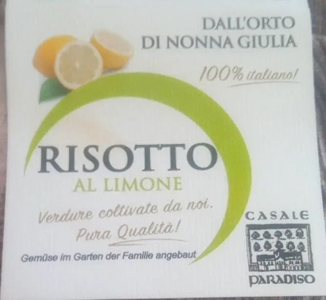 Risotto al limone