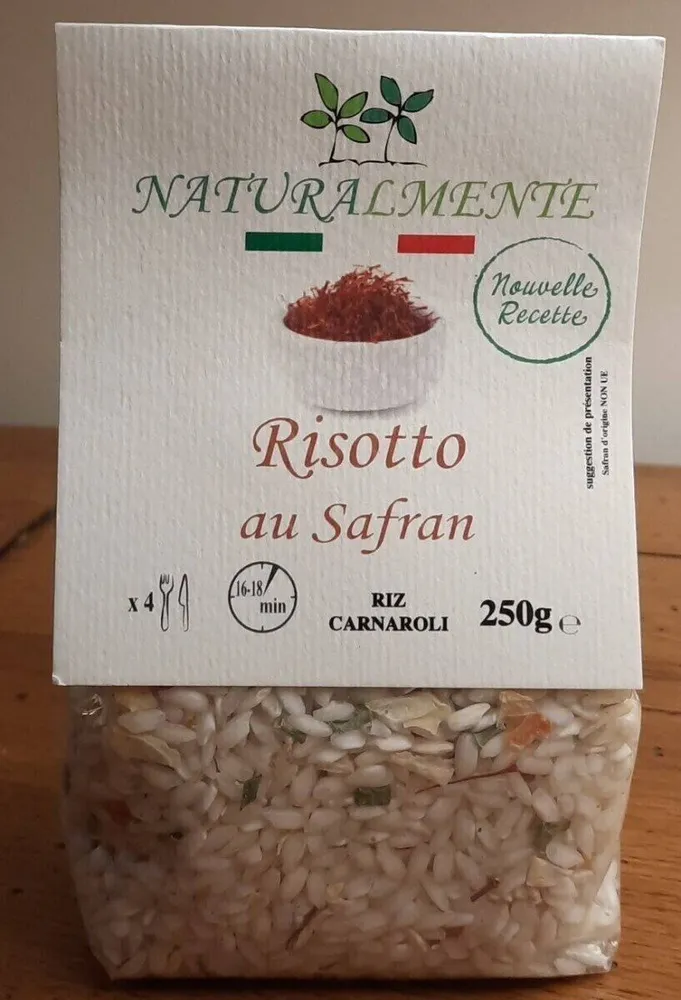 Risotto au safran riz carnaroli