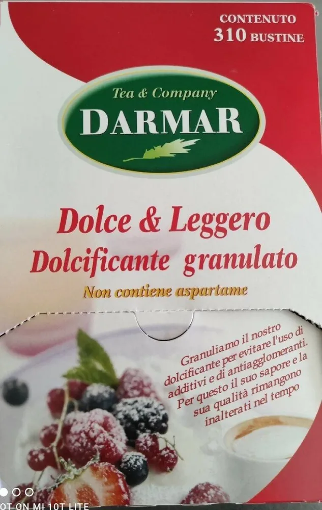 Dolcificante granularo