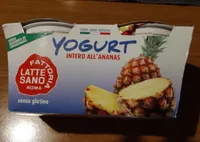 Yogurt intero all'ananas