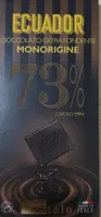 Ecuador cioccolato extra fondente monorigine 73