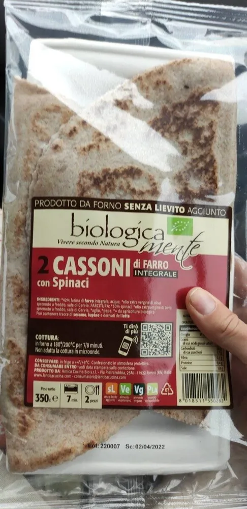 Cassoni di farro integrale
