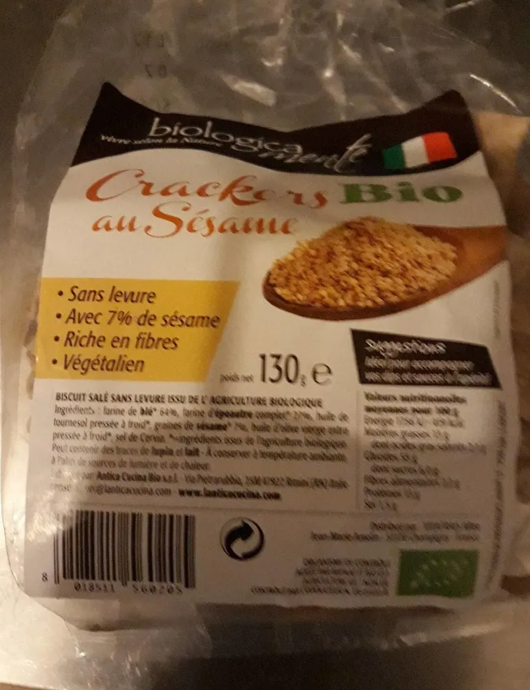 Crackers au sésame