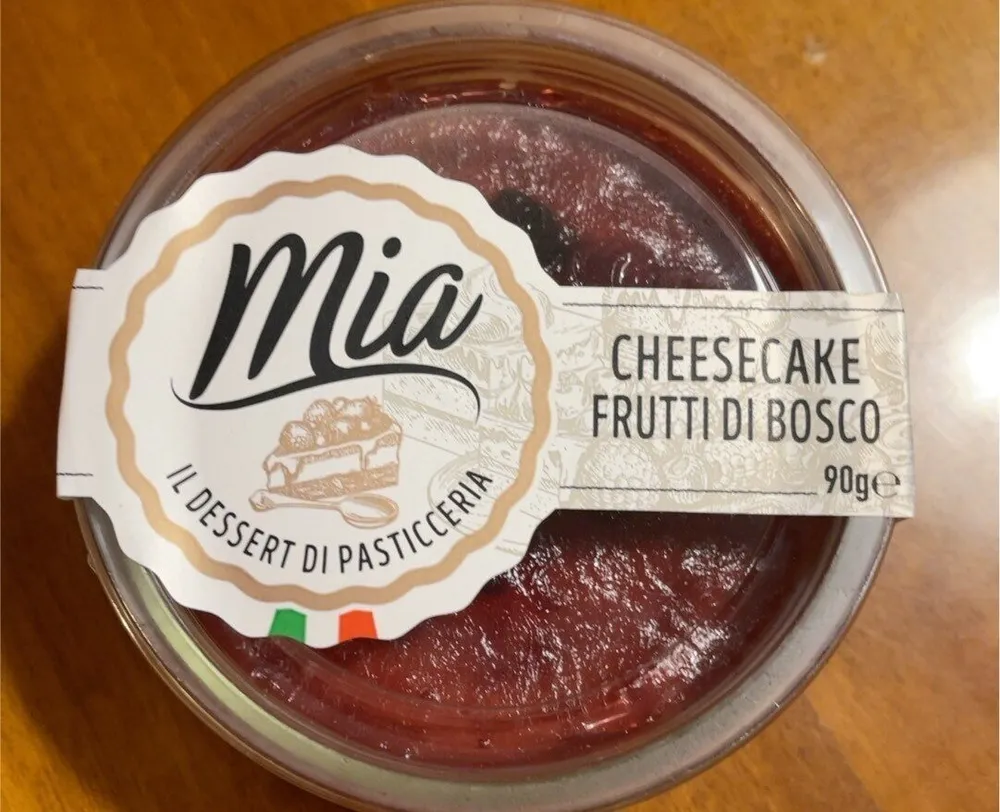 Cheesecake ai frutti di bosco