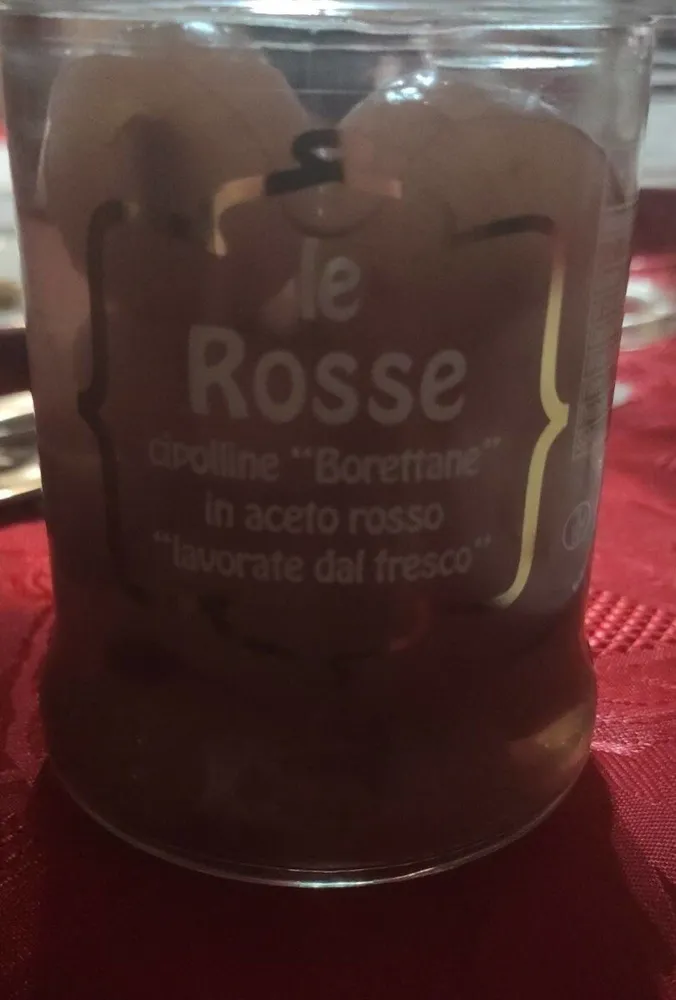 Cipolline Borettane in aceto rosso lavorate a freddo