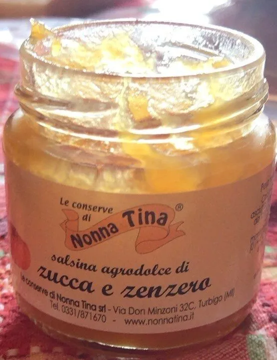 Salsa agrodolce zucca e zenzero