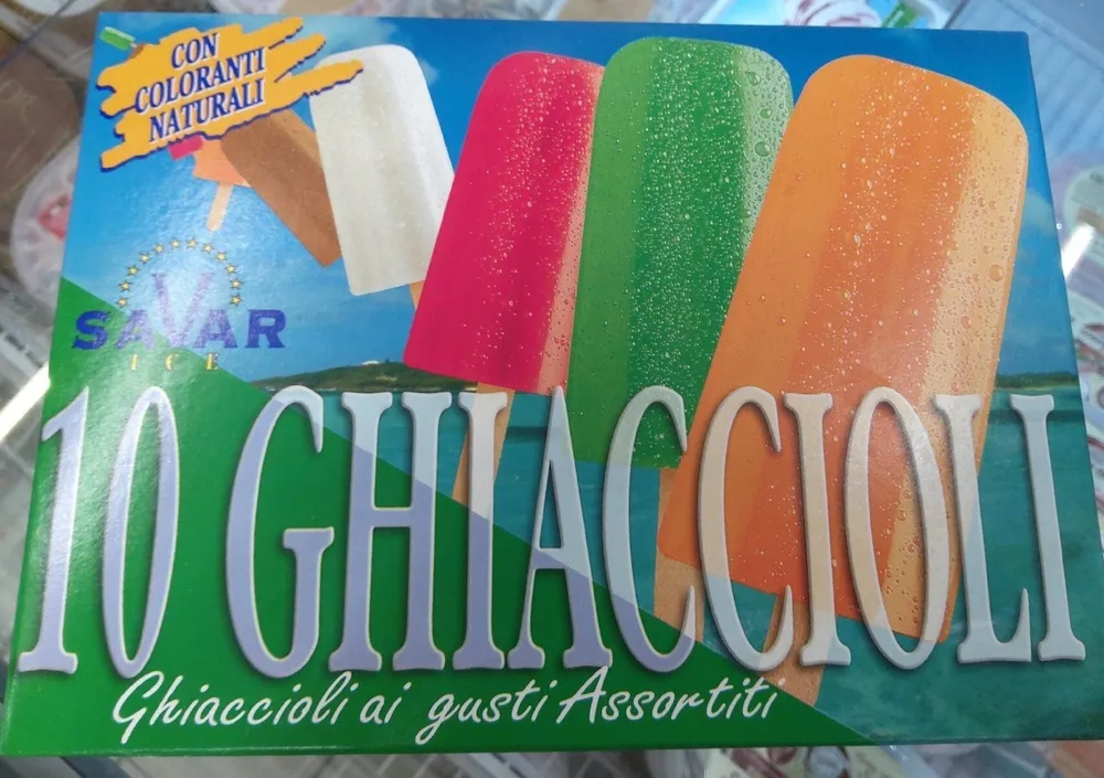 Ghiaccioli assortiti