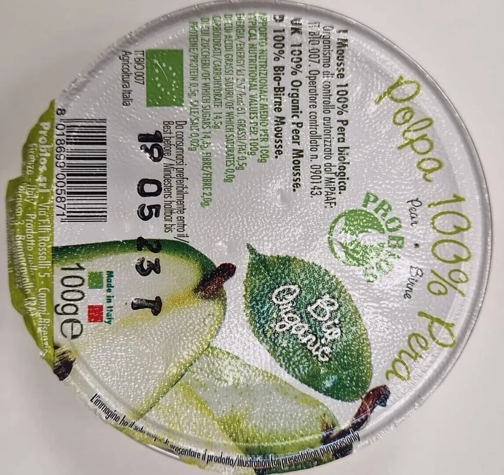 Probios Polpa Di Pera