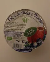 Polpa di mela e mirtillo