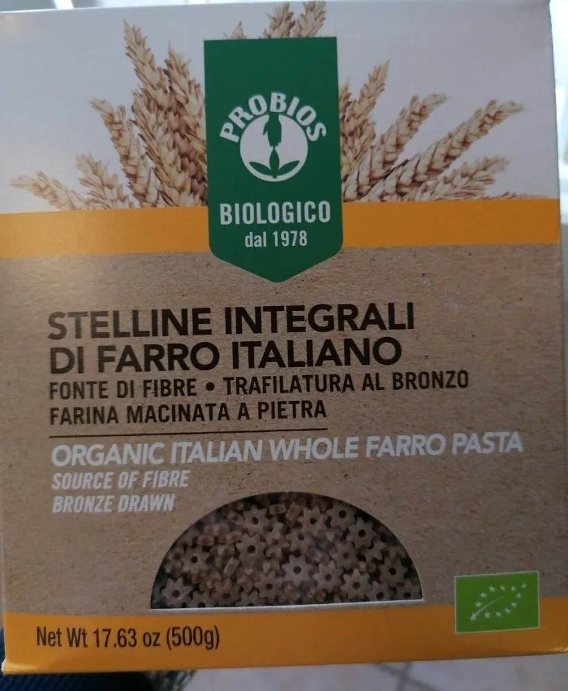Stelline integrali di farro italiano
