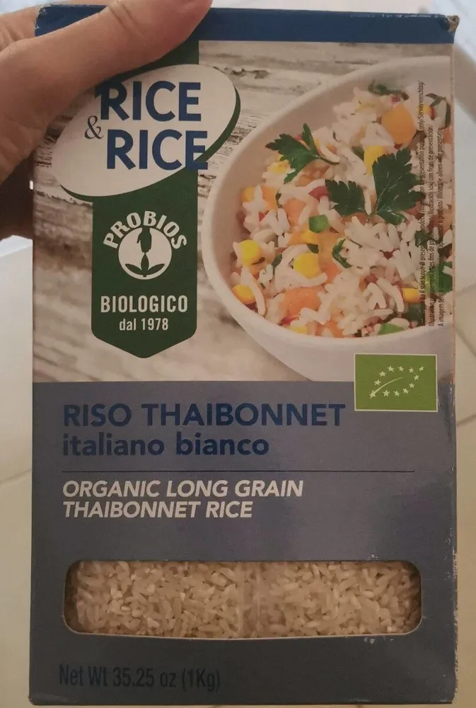 Riso thaibonnet italiano bianco