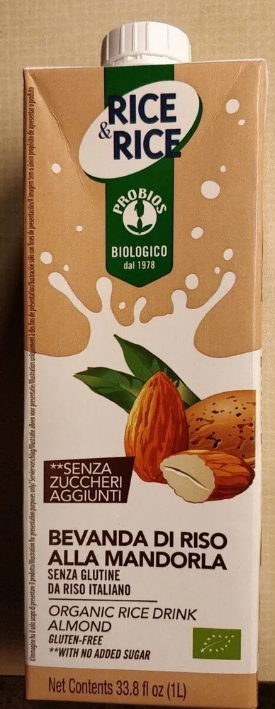 Organic Rice Drink Almond