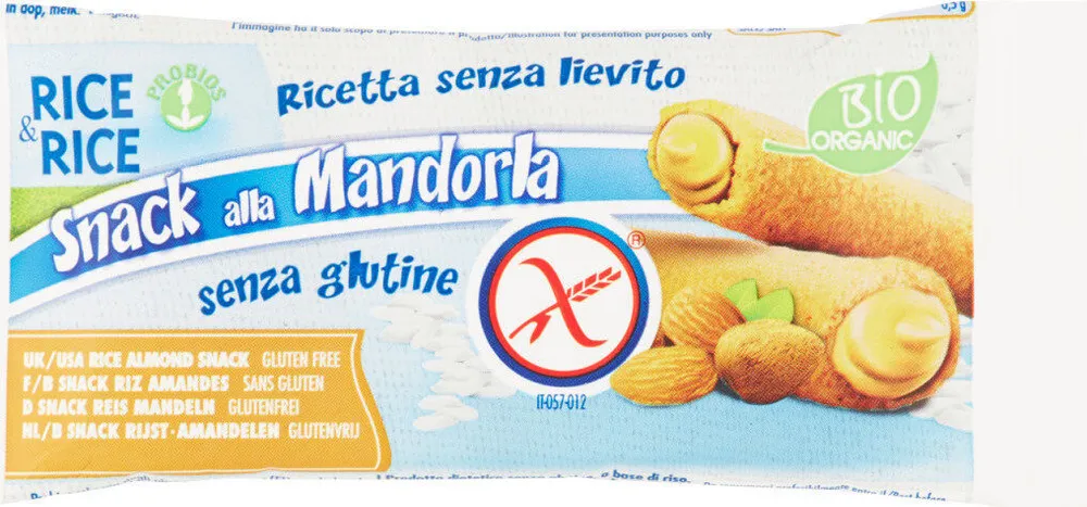 Rice & rice snack alla mandorla
