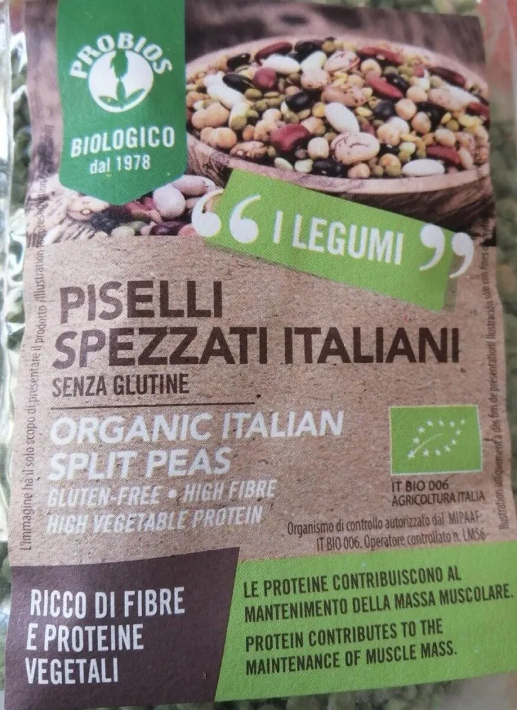 Piselli spezzati italiani