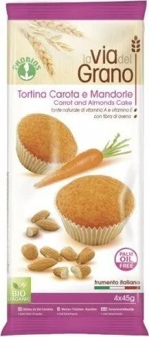 Tortina Carottes / Amandes (4X45 GR)