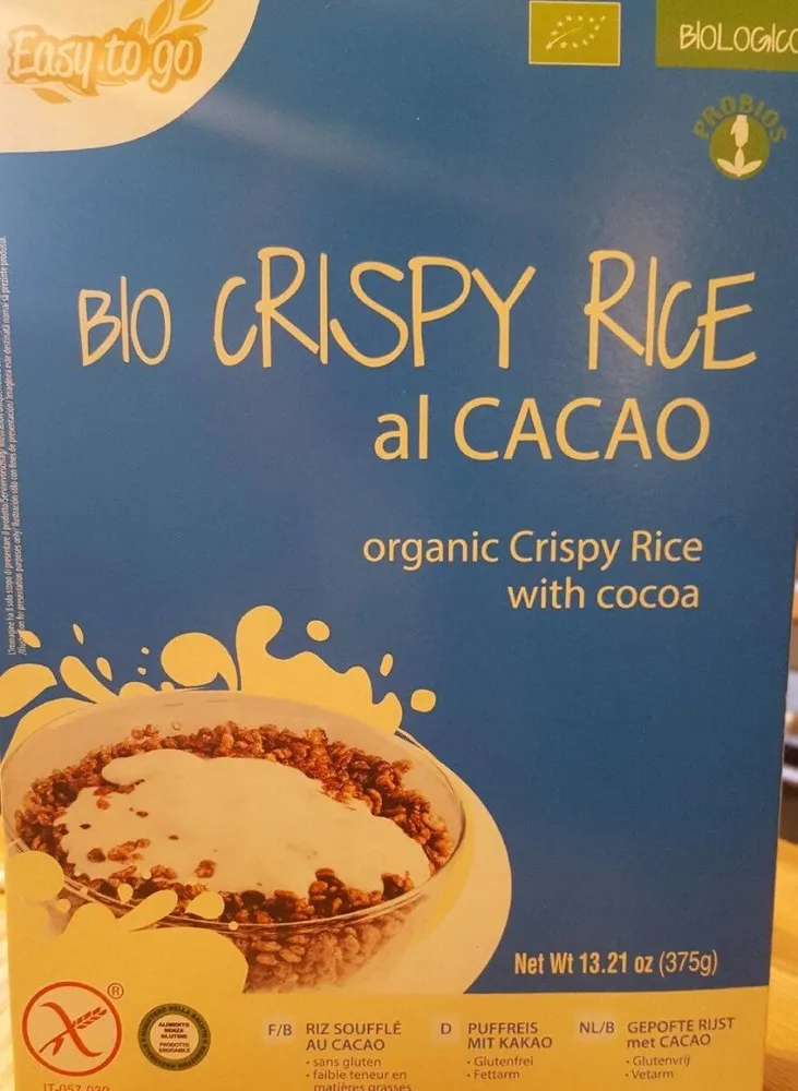 Crispy rice al cacao