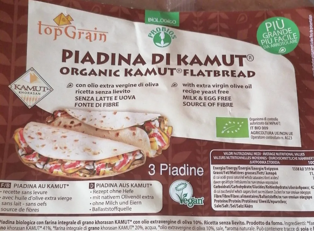 Piadina di kamut