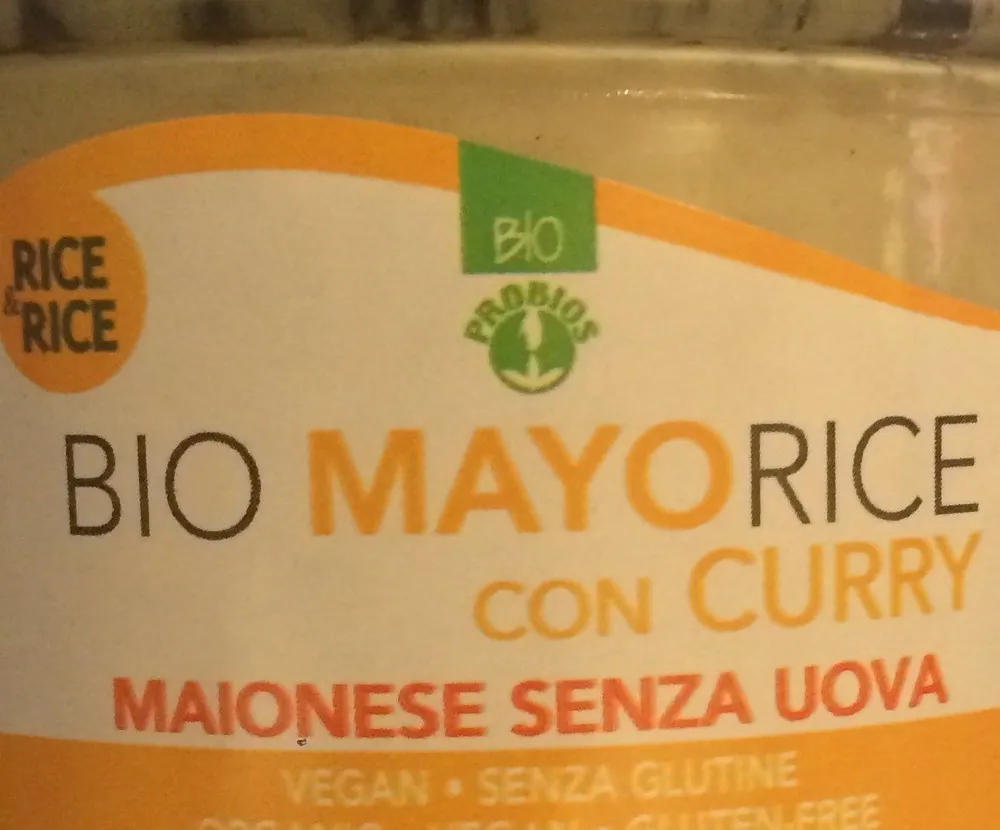 Bio mayorice con curry