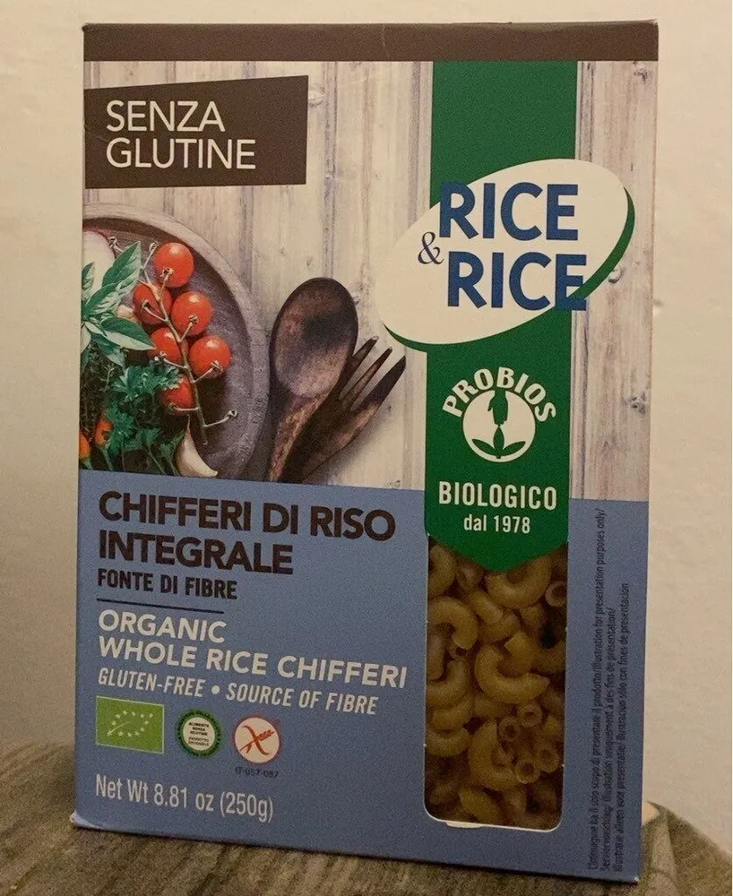 Chifferi di riso integrale
